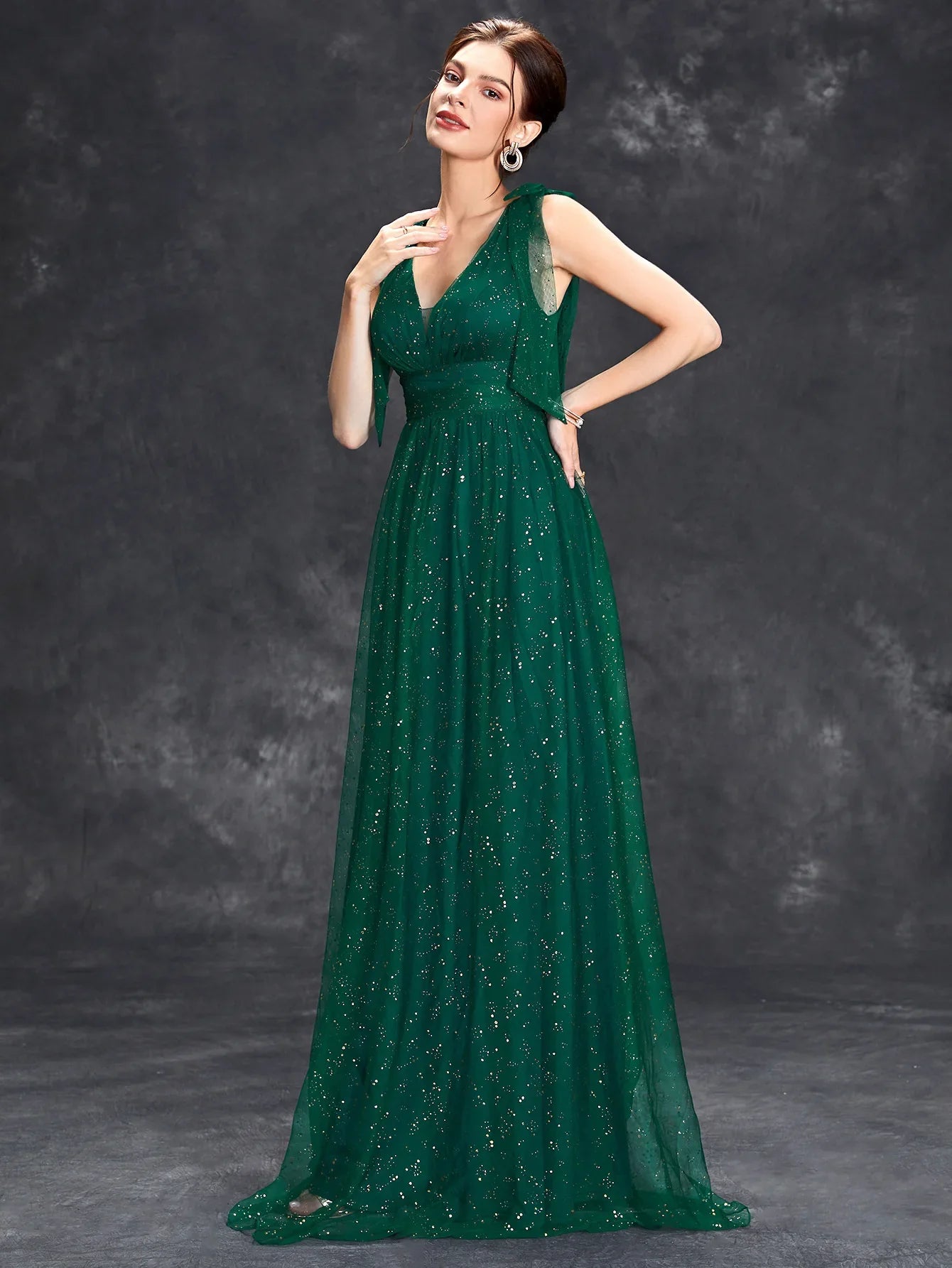 Dames Glitzer Gala Avondjurk | Maxi