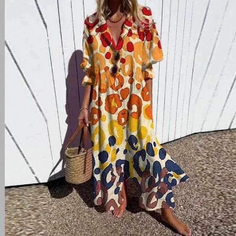 Isabella | Abito estivo vintage leggero da donna | Midi