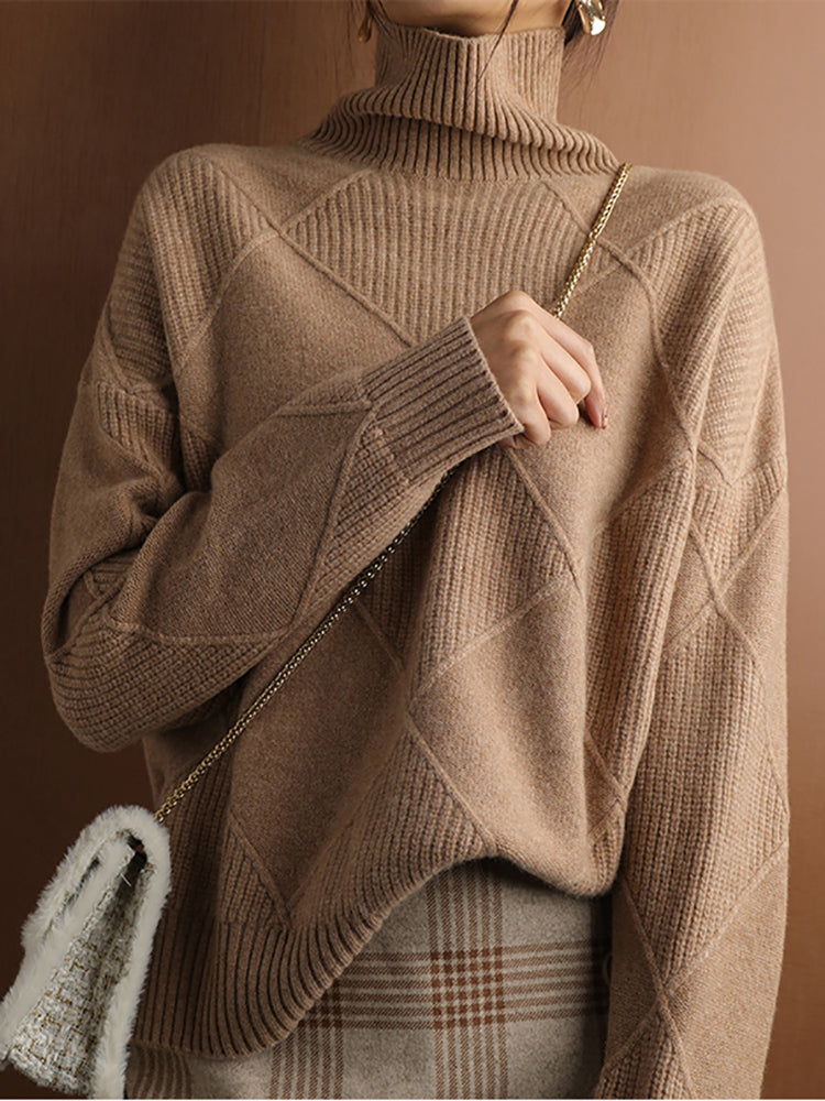 Dames Oversized Pullover | Lang, Structuur