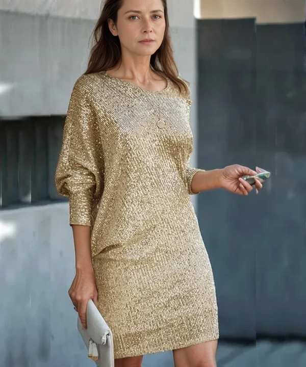 Dames Gebreide Elegante Zomerjurk | Mini