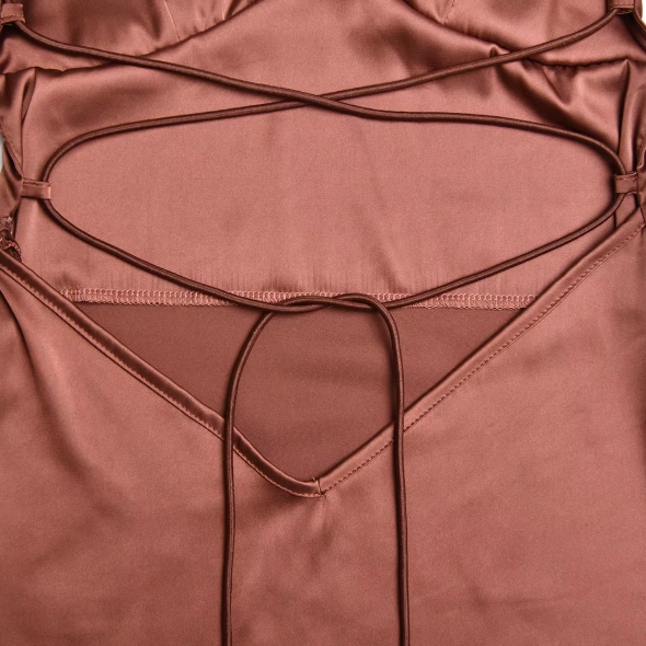 Dames Elegante Satijnen Avondjurk | Maxi