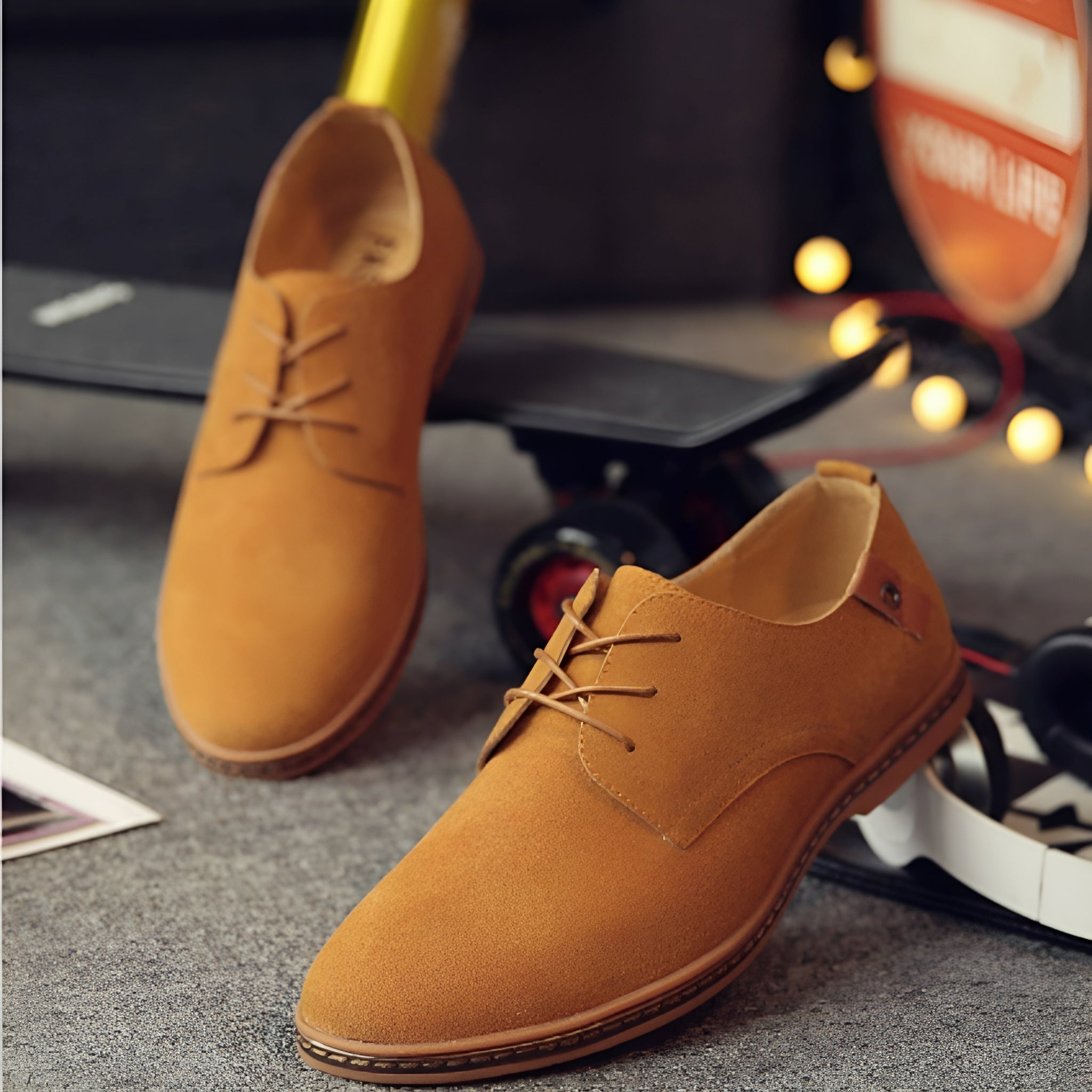 Heren Suède Halbschoenen | Stijlvol