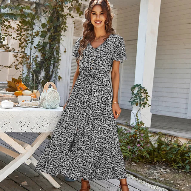 Emma | Abito Estivo Maxi Floreale Leggero per Donne