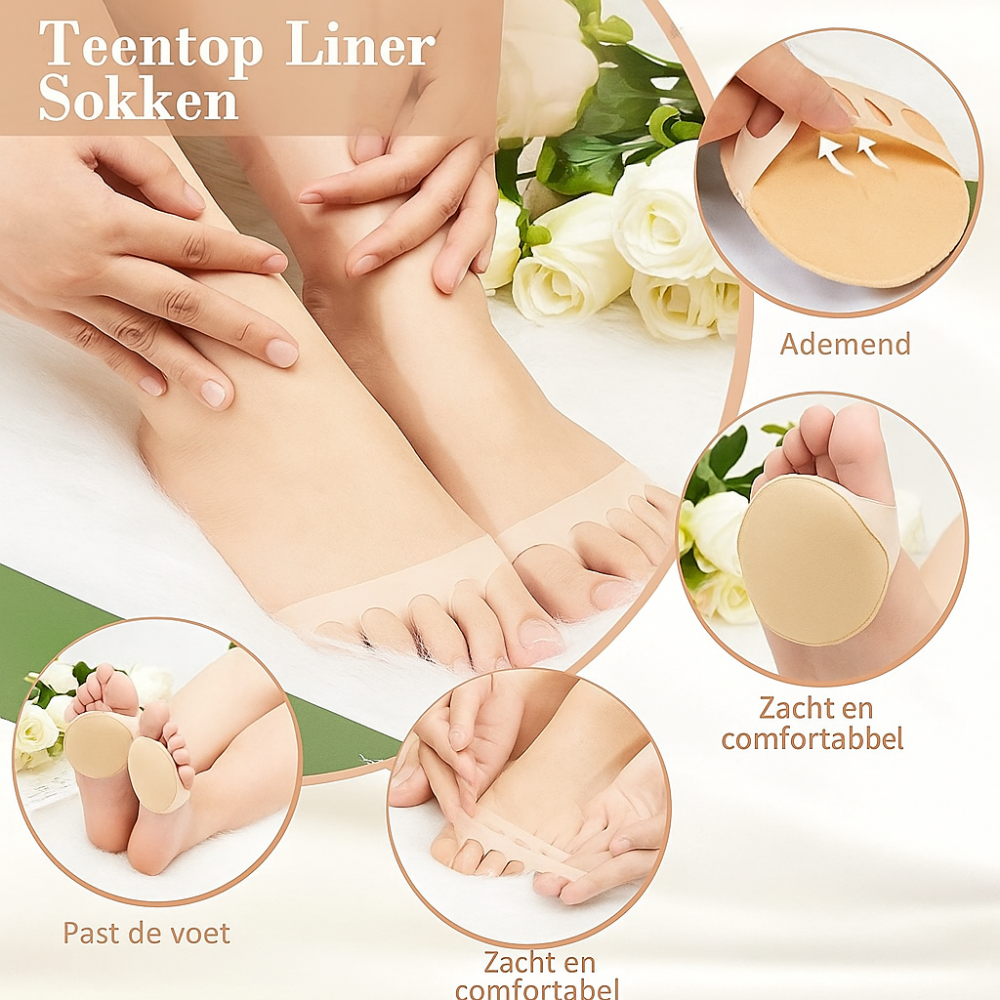 Voorvoetkussens Schuim Comfort Inlegzolen Antislip Pijnverlichting