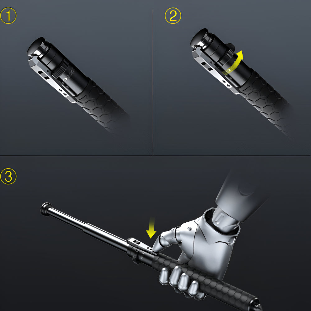 Aluminium Wandelstok Verstelbaar Lichtgewicht voor Buitenwandelen