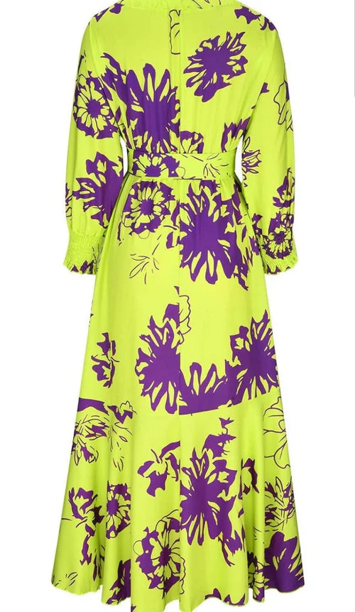 Dames Luchtige Blote-Schouders Zomerjurk | Maxi