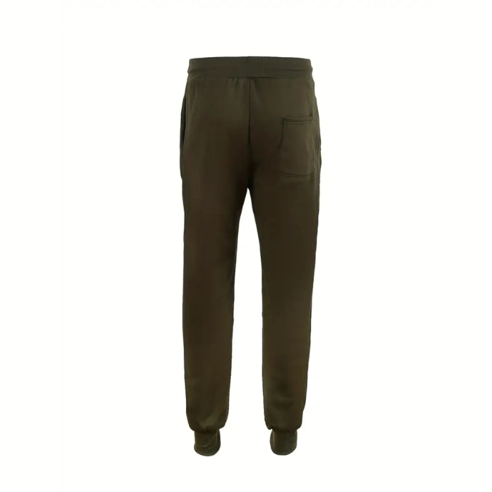 Heren comfortabele joggingbroek katoenmix | Elastische taille trekkoord