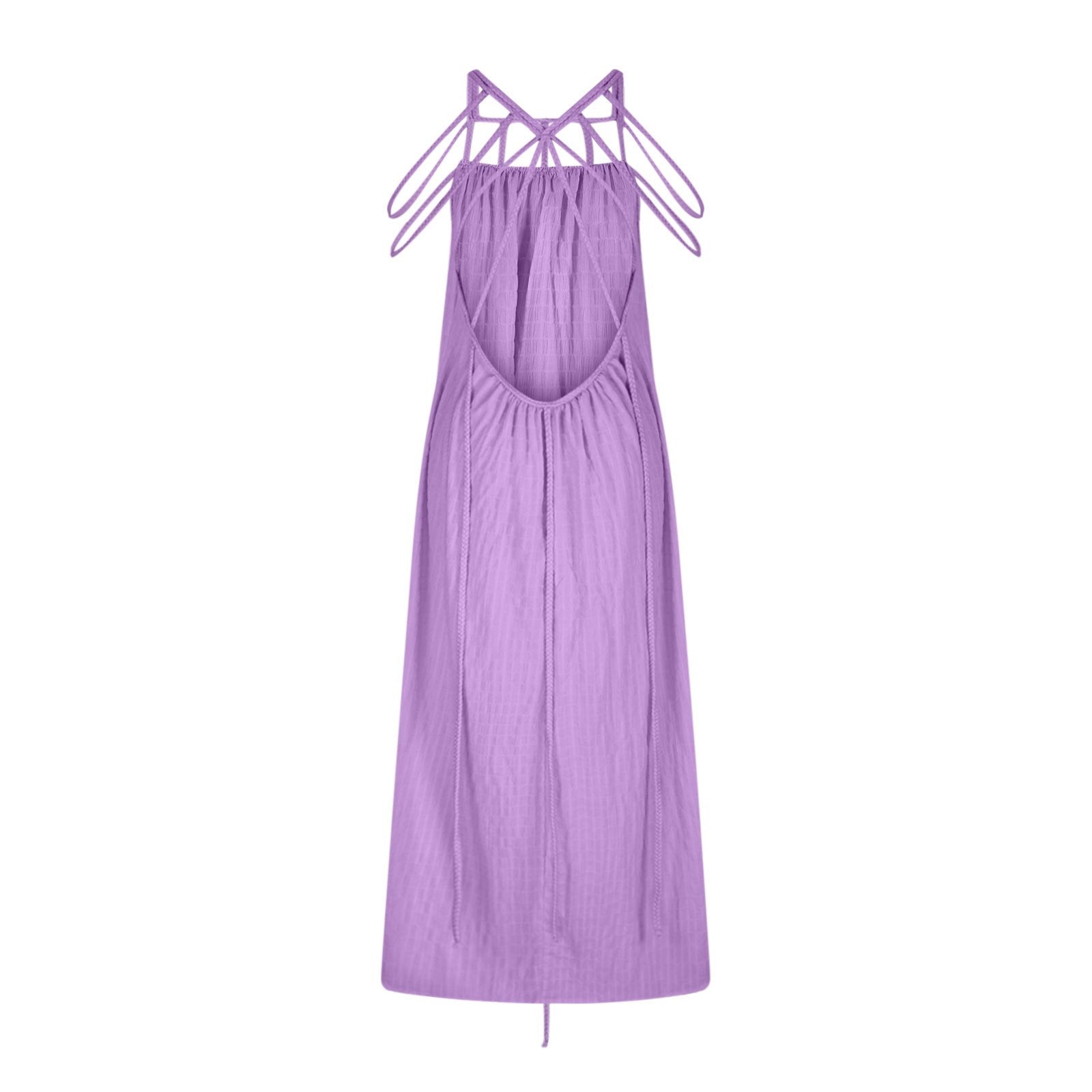 Dames Geplooide Strandjurk Zomerjurk | Maxi