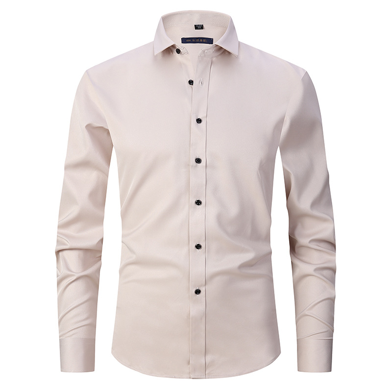 Heren Langarm Overhemd | Slim Fit, Knopen