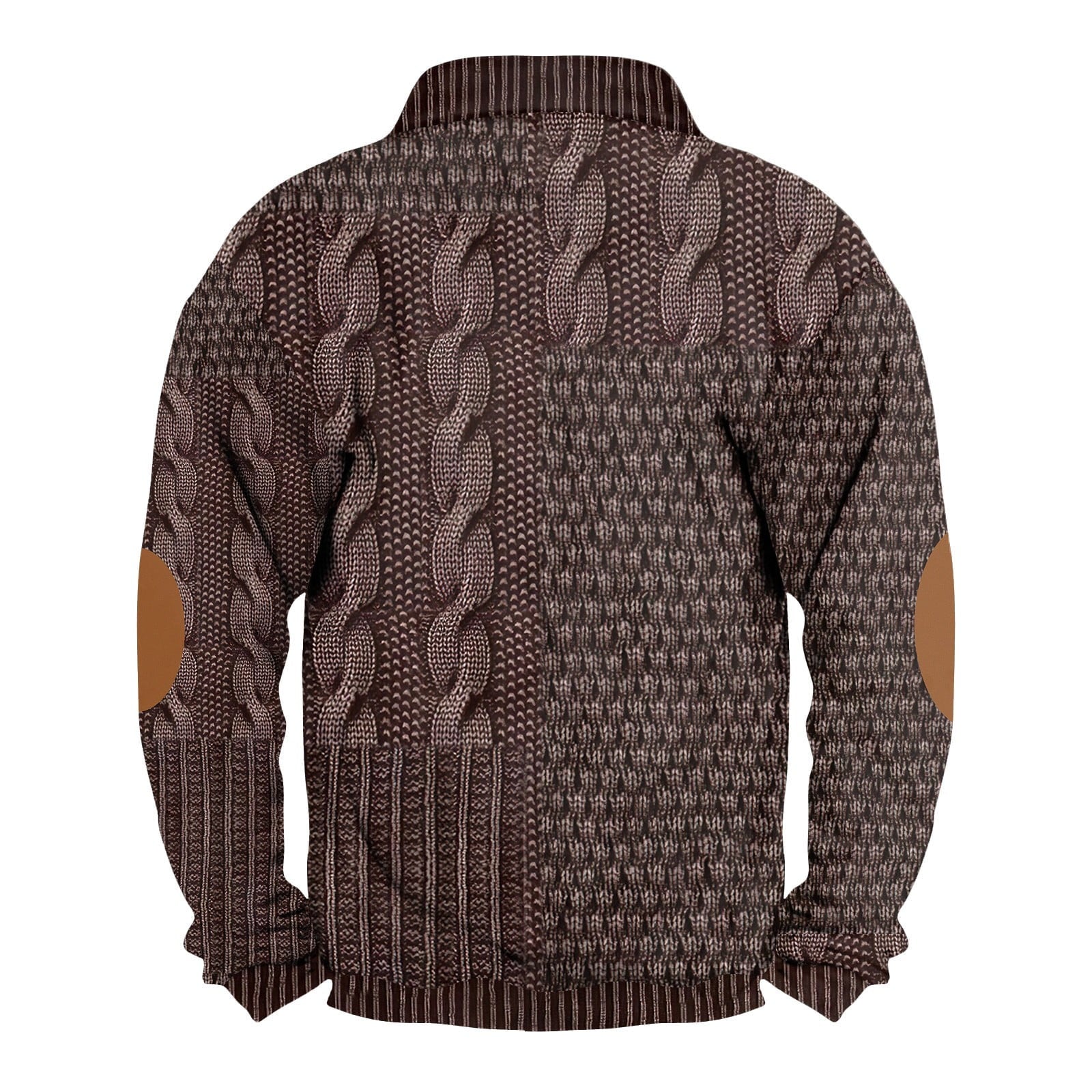Heren Gebreide Pullover | Korte Ritsstijl