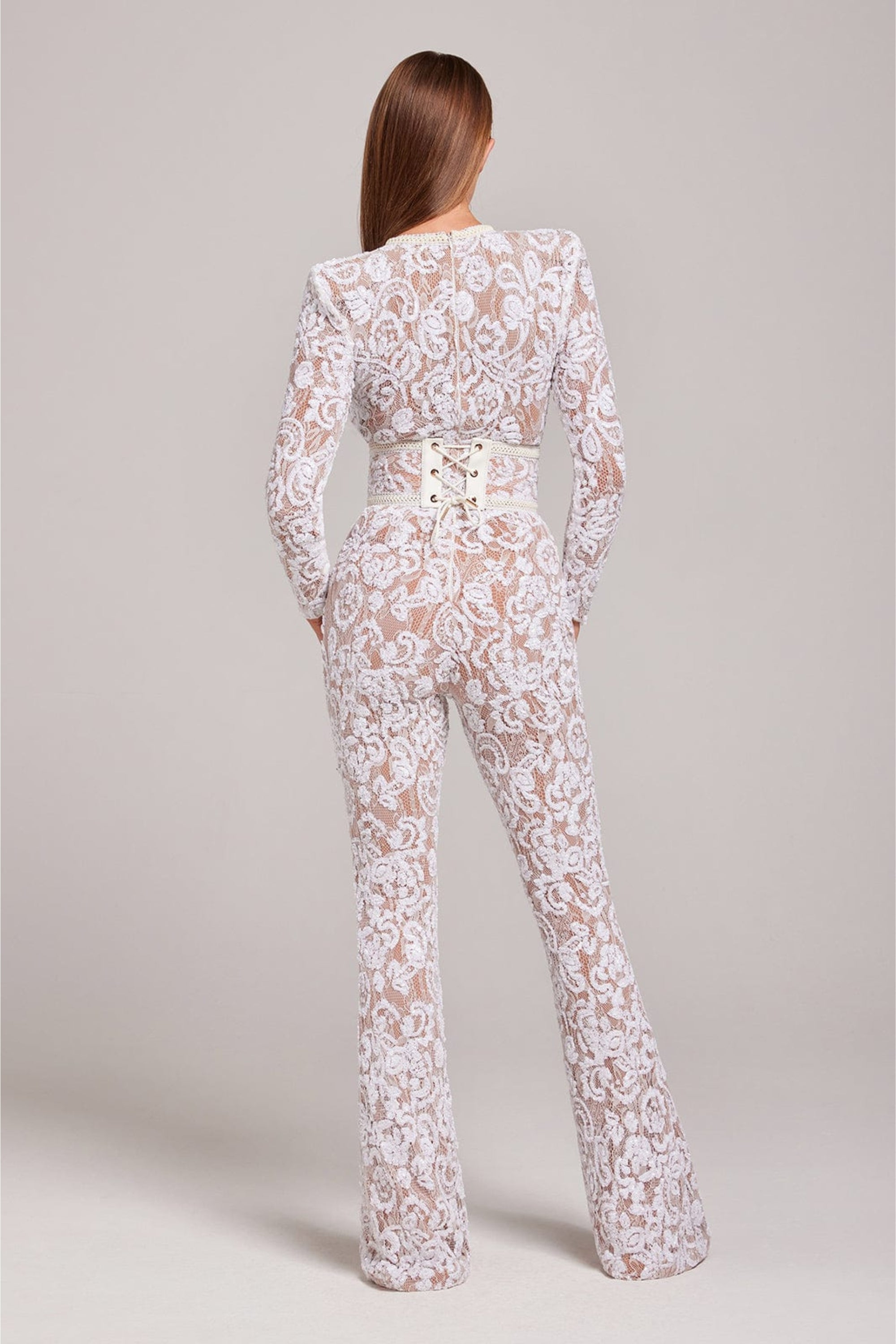 Dames glitter jumpsuit | Feestelijk gala ontwerp