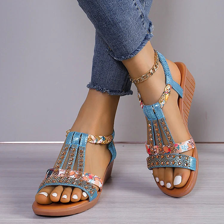 Dames Elegante Sandalen | Plateau Riemen