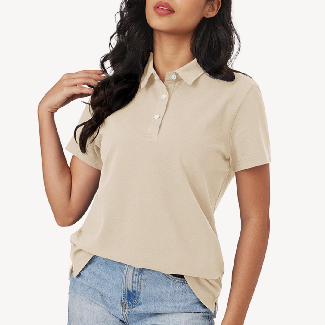 Dames Zomer Poloshirt | Kurzarm, Casual