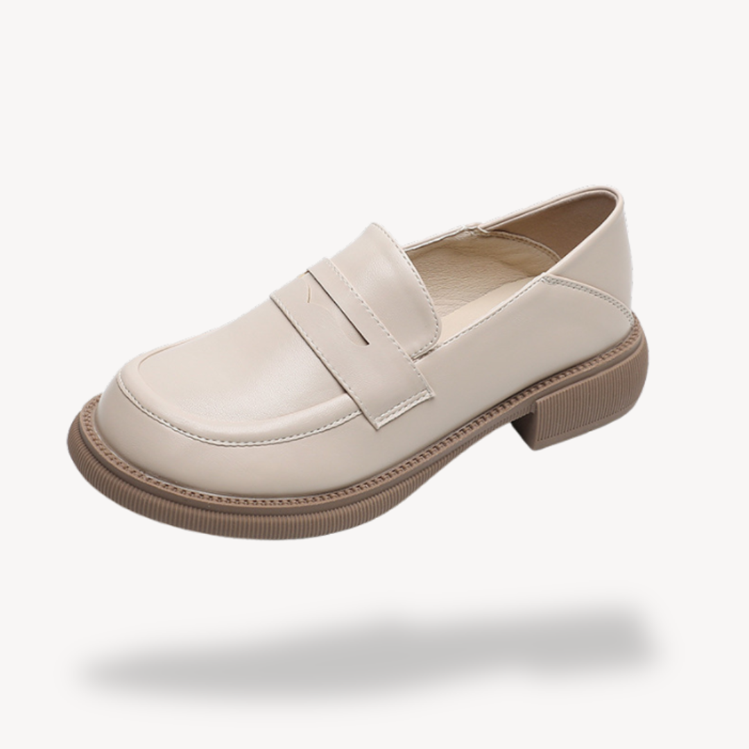 Dames Zomerse Leren Loafers | Elegant, Zwart