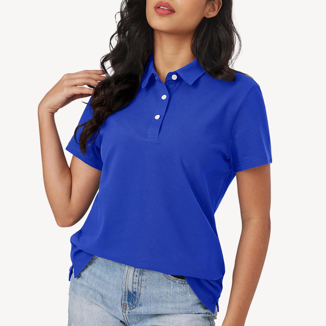 Dames Zomer Poloshirt | Kurzarm, Casual