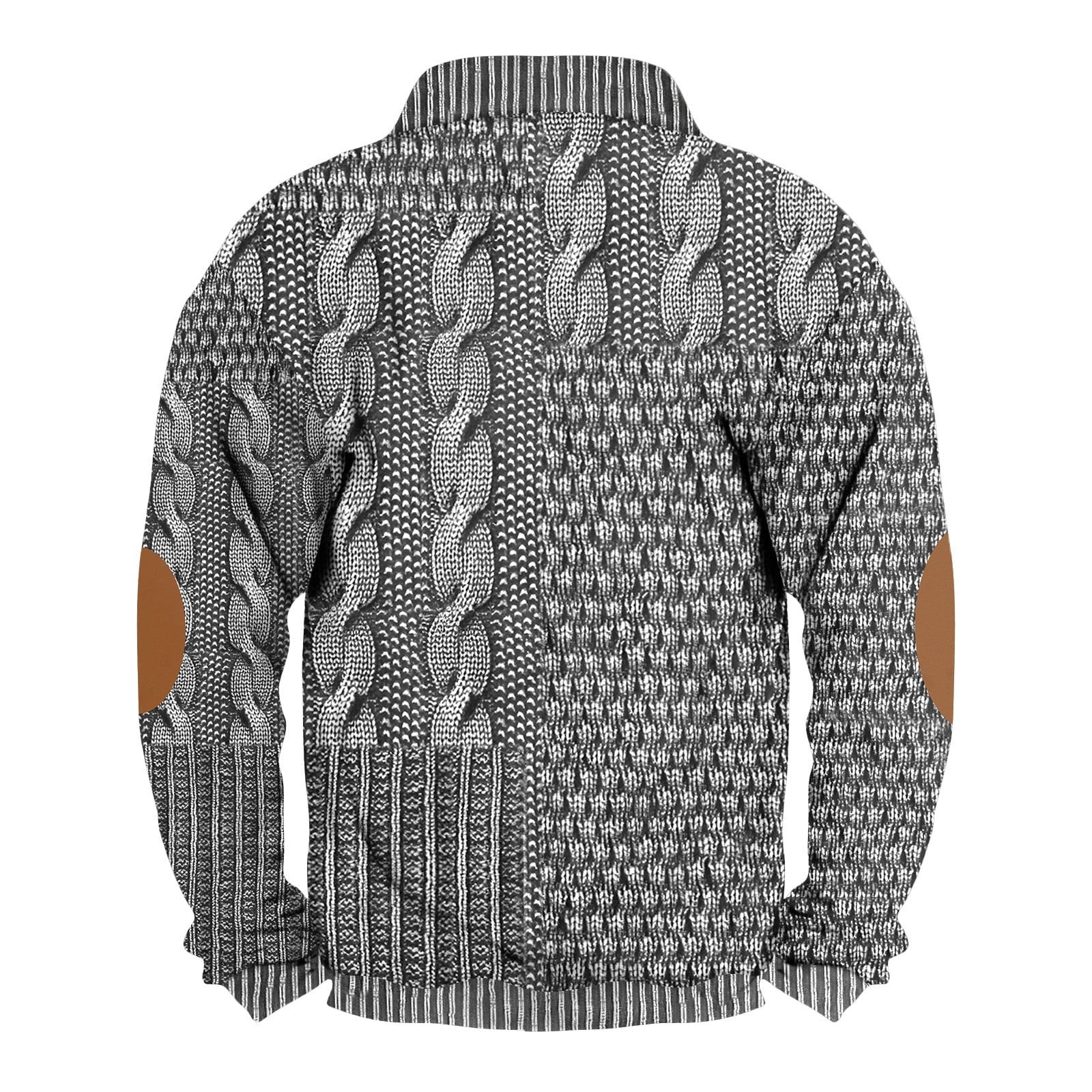 Heren Gebreide Pullover | Korte Ritsstijl
