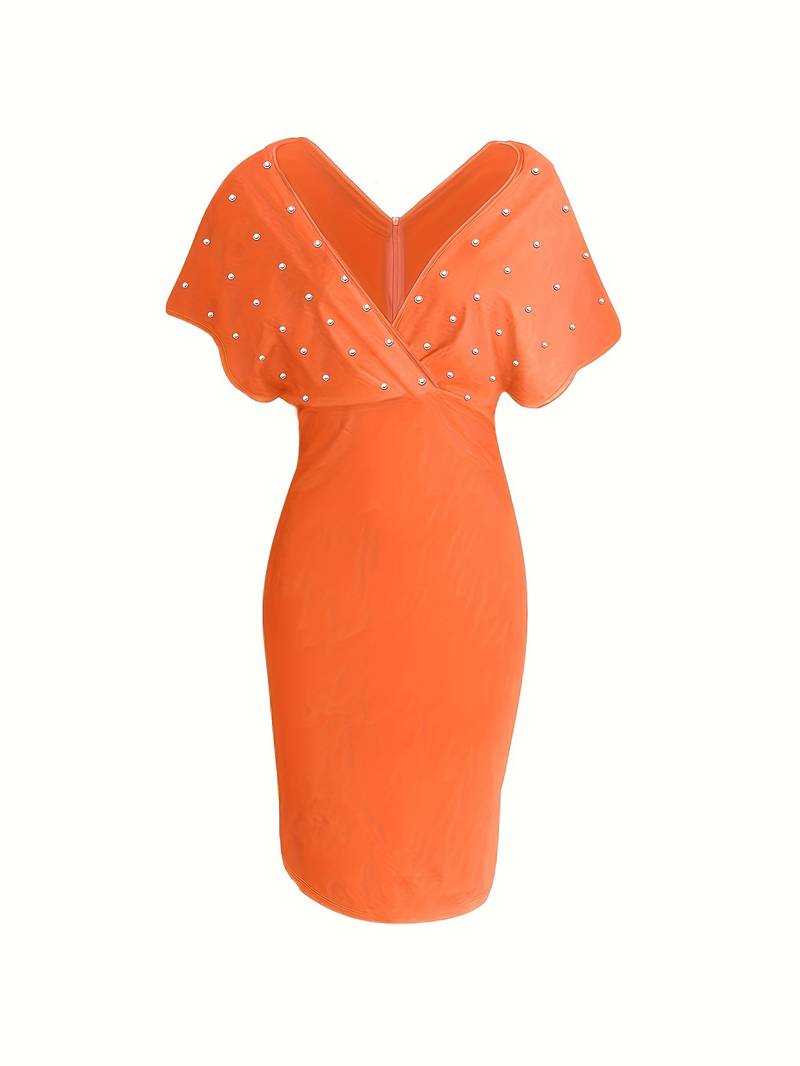 Dames Elegante Bodycon Cocktailjurk | Midi