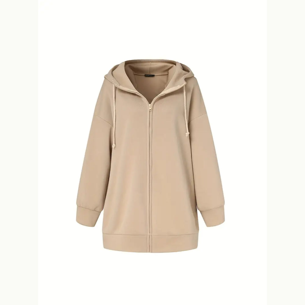 Dames Oversized Hoodie Jurk | Lange Mouwen, Capuchon