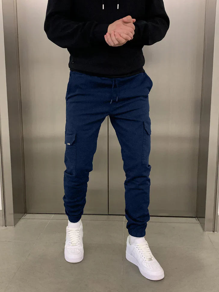 Heren Cargo Joggingbroek | Slim Fit Werksbroek
