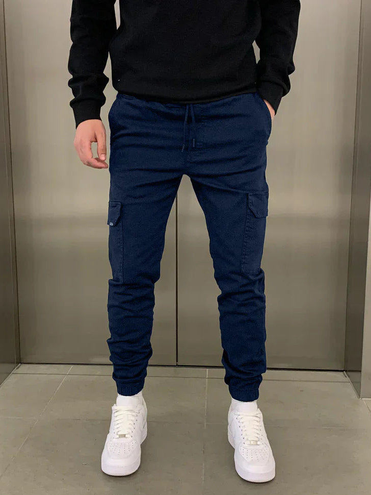 Heren Cargo Joggingbroek | Slim Fit Werksbroek