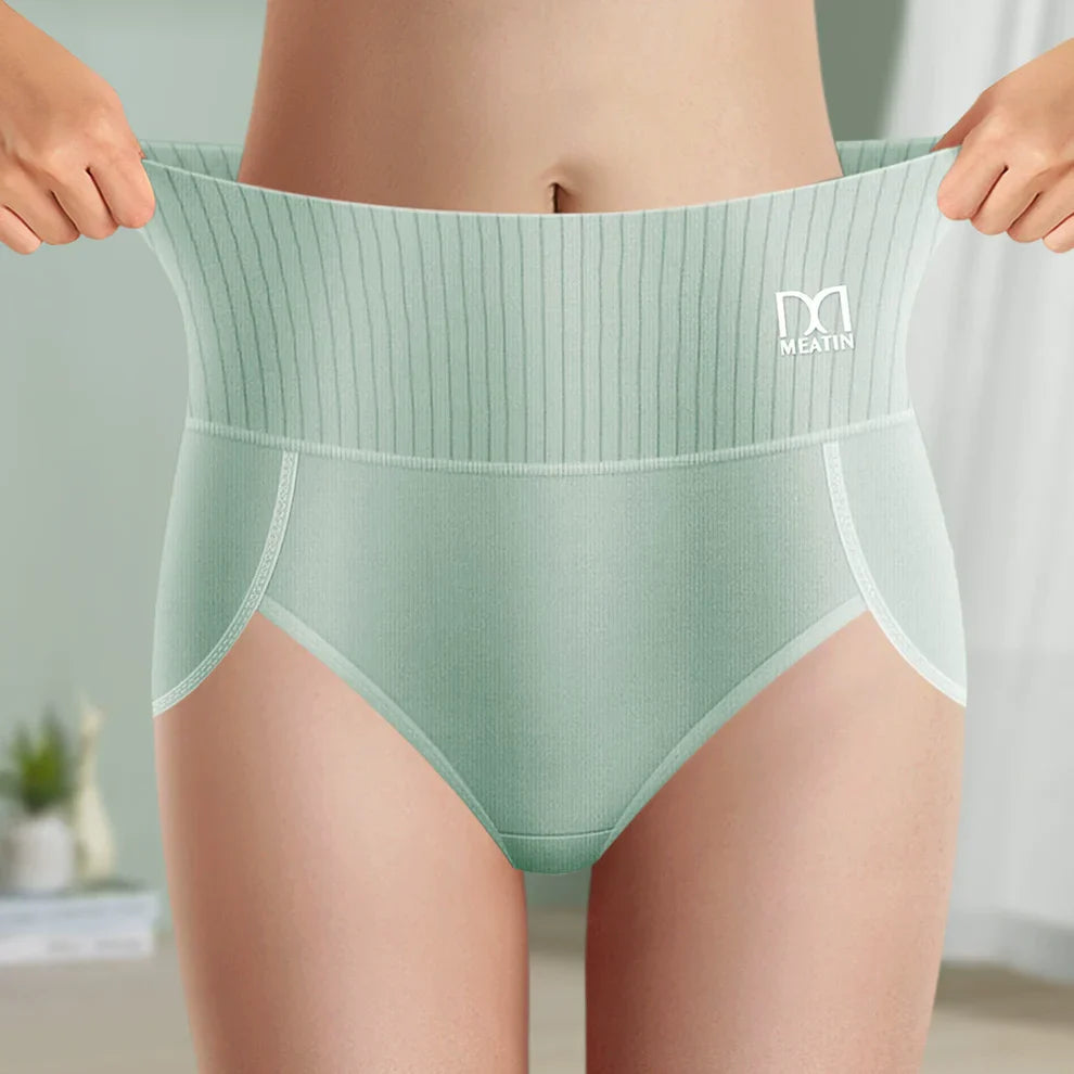 Dames Hoge Taille Lounge Ondergoed | Comfortabel Naadloos 6-Pack