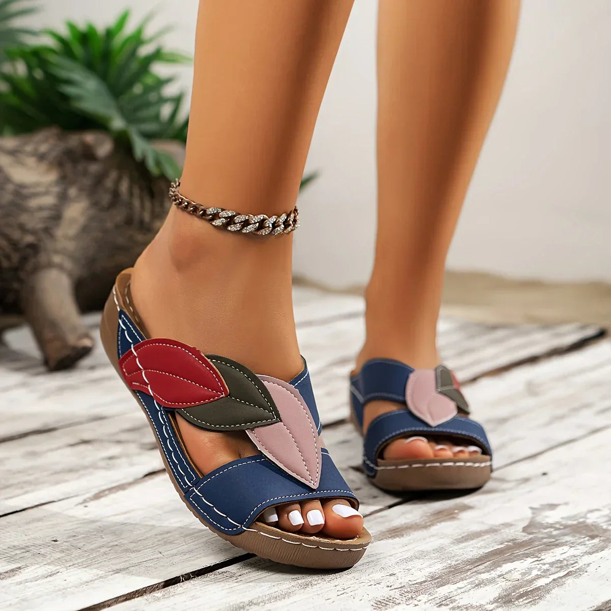 Dames zomersandalen | barefoot comfortabel