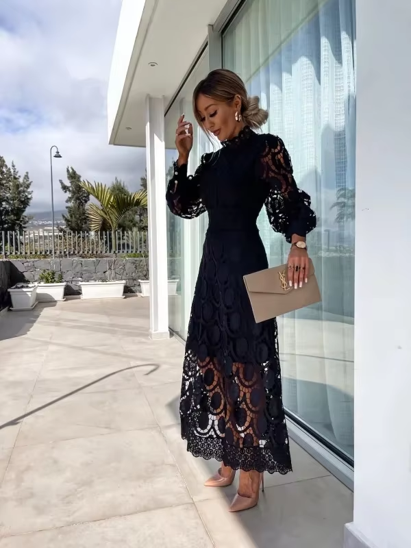 Abito Estivo Elegante Rosa per Donne | Midi