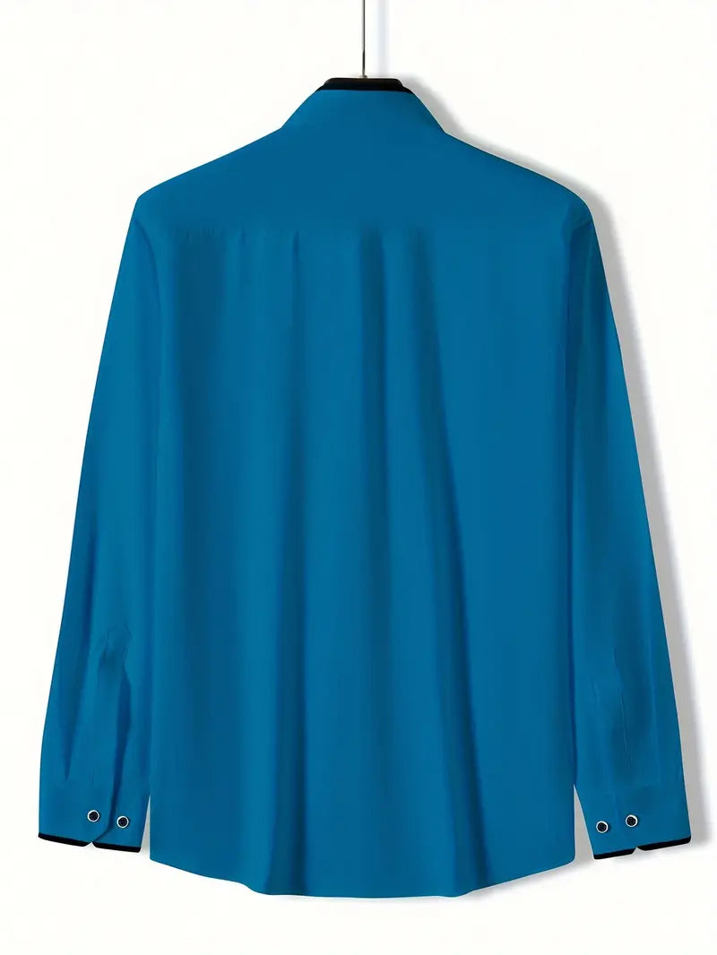Heren Pullover Hemd | Manschettenknopen