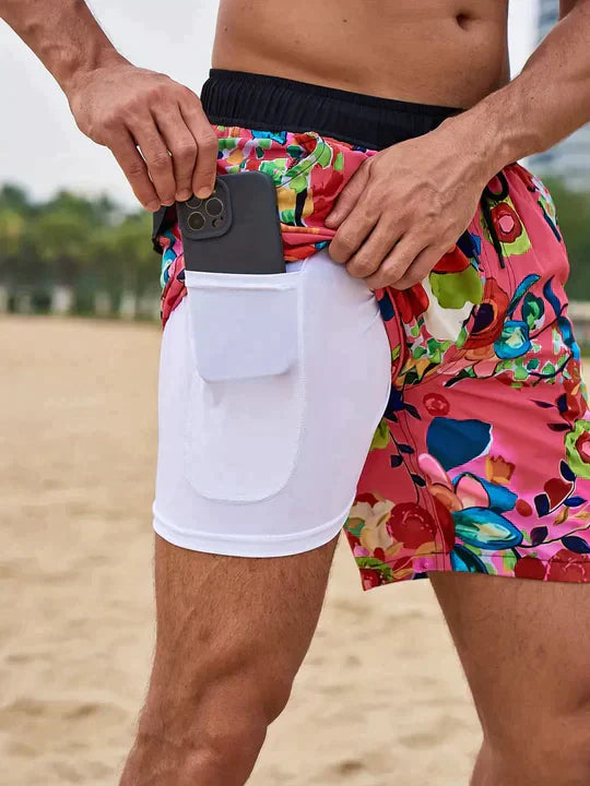 Heren Zomer Zwemshort | Kort, Met Binnenzak
