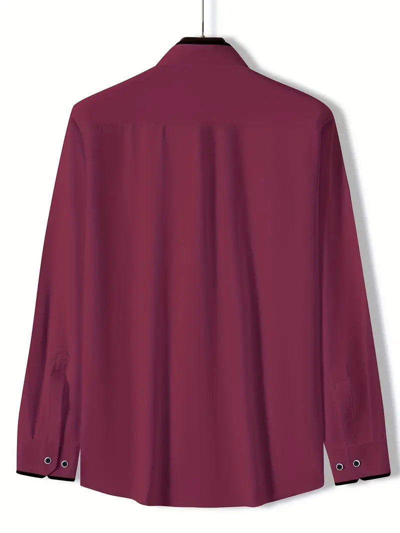 Heren Pullover Hemd | Manschettenknopen