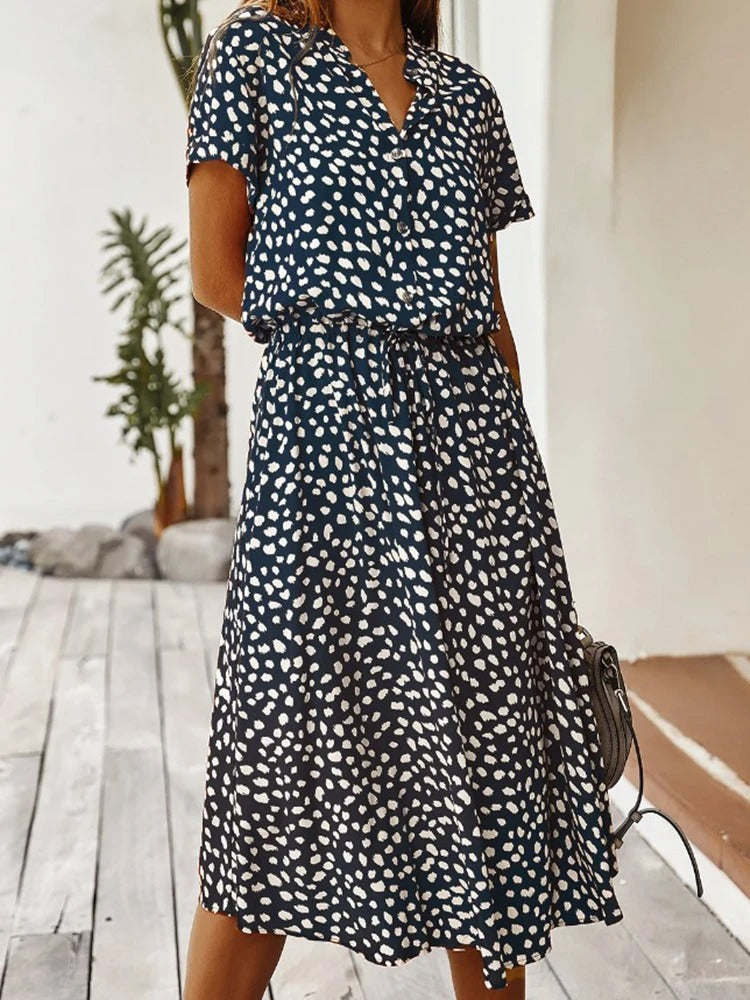 Sophie | Abito Estivo Elegante a Pois per Donne | Midi