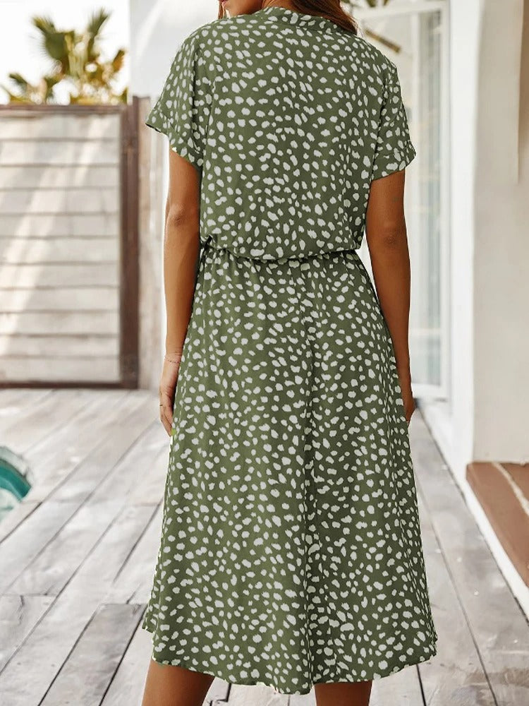 Sophie | Abito Estivo Elegante a Pois per Donne | Midi