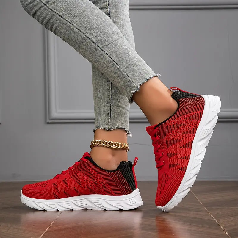 Dames Comfortabele Ademend Hardloopschoenen | Lichtgewicht Slipvast