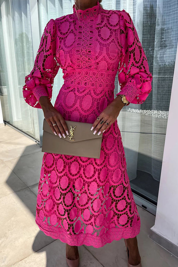 Abito Estivo Elegante Rosa per Donne | Midi