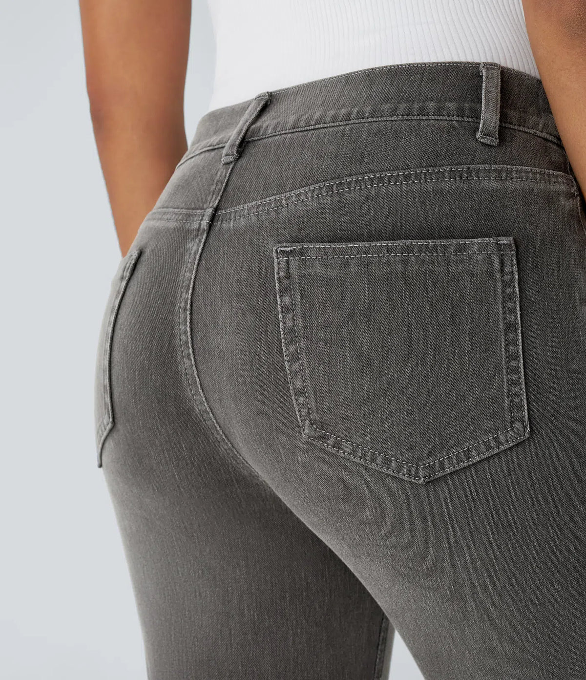 Dames Hoge Taille Zomer Jeans | Recht Model, Stretch