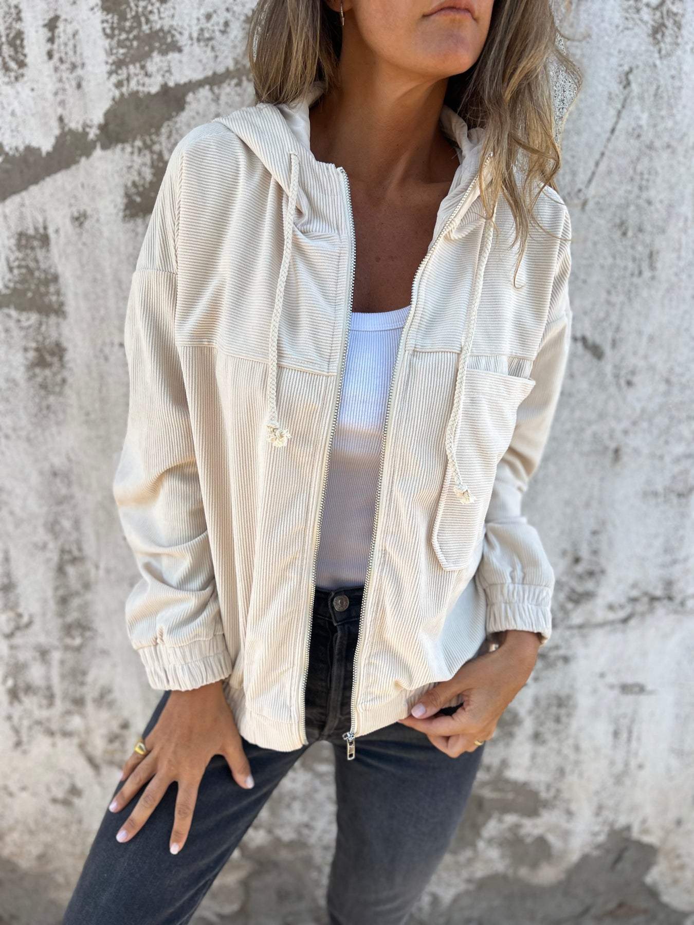 Dames Cordjack | Lichte Tussenjas