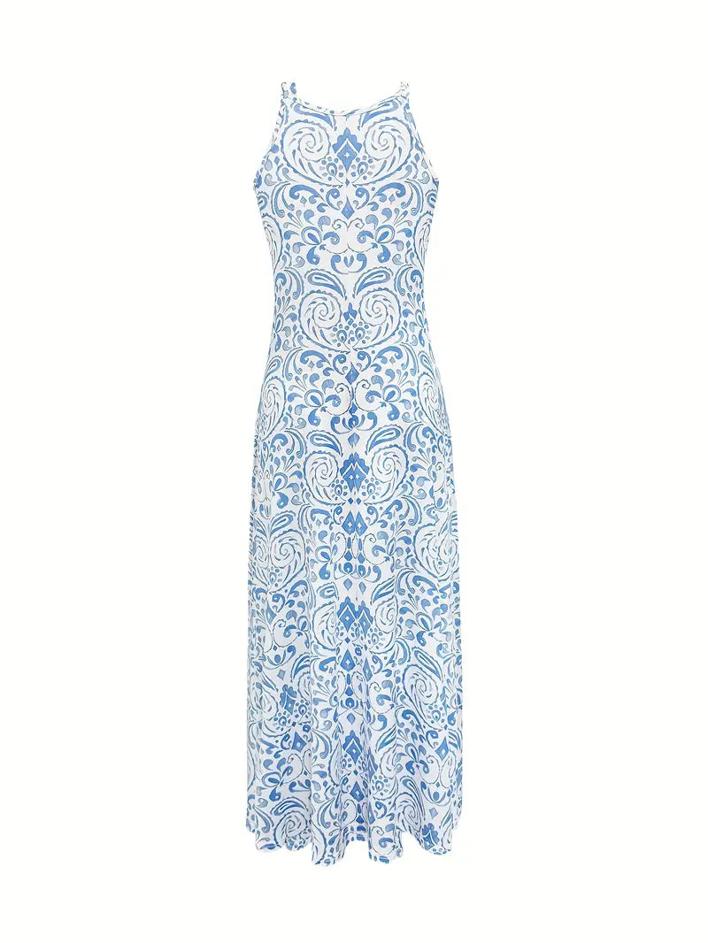 Abito estivo maxi A-line leggero da donna