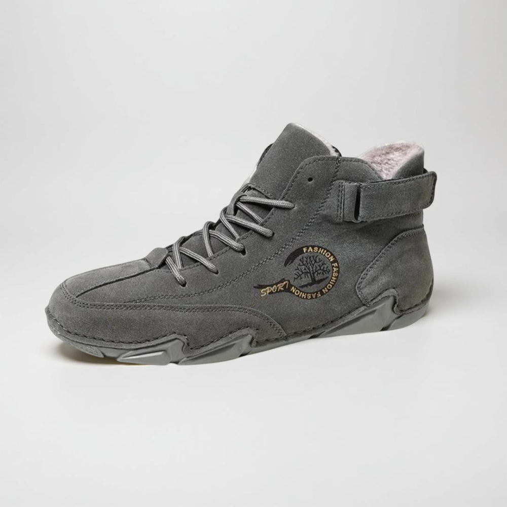 Heren Warme Winterschoenen – Gevoerd Veterlaarzen