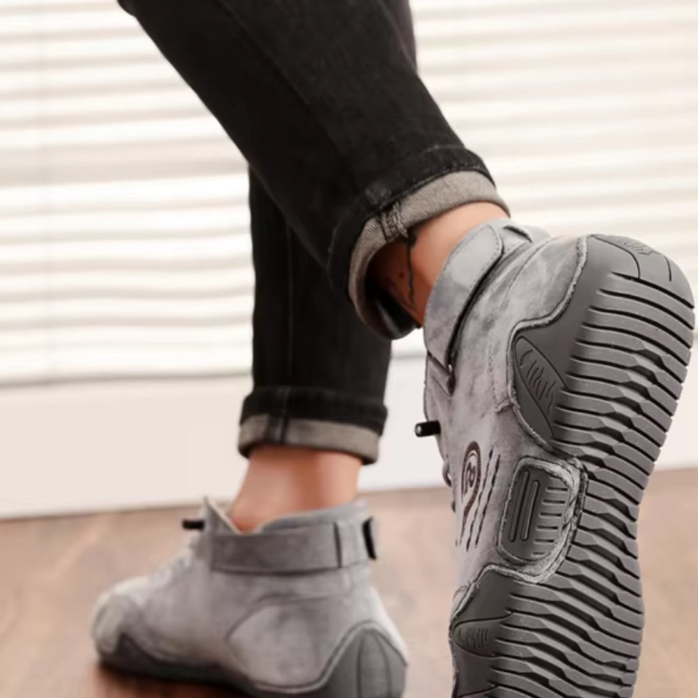 Heren Warme Winterschoenen – Gevoerd Veterlaarzen