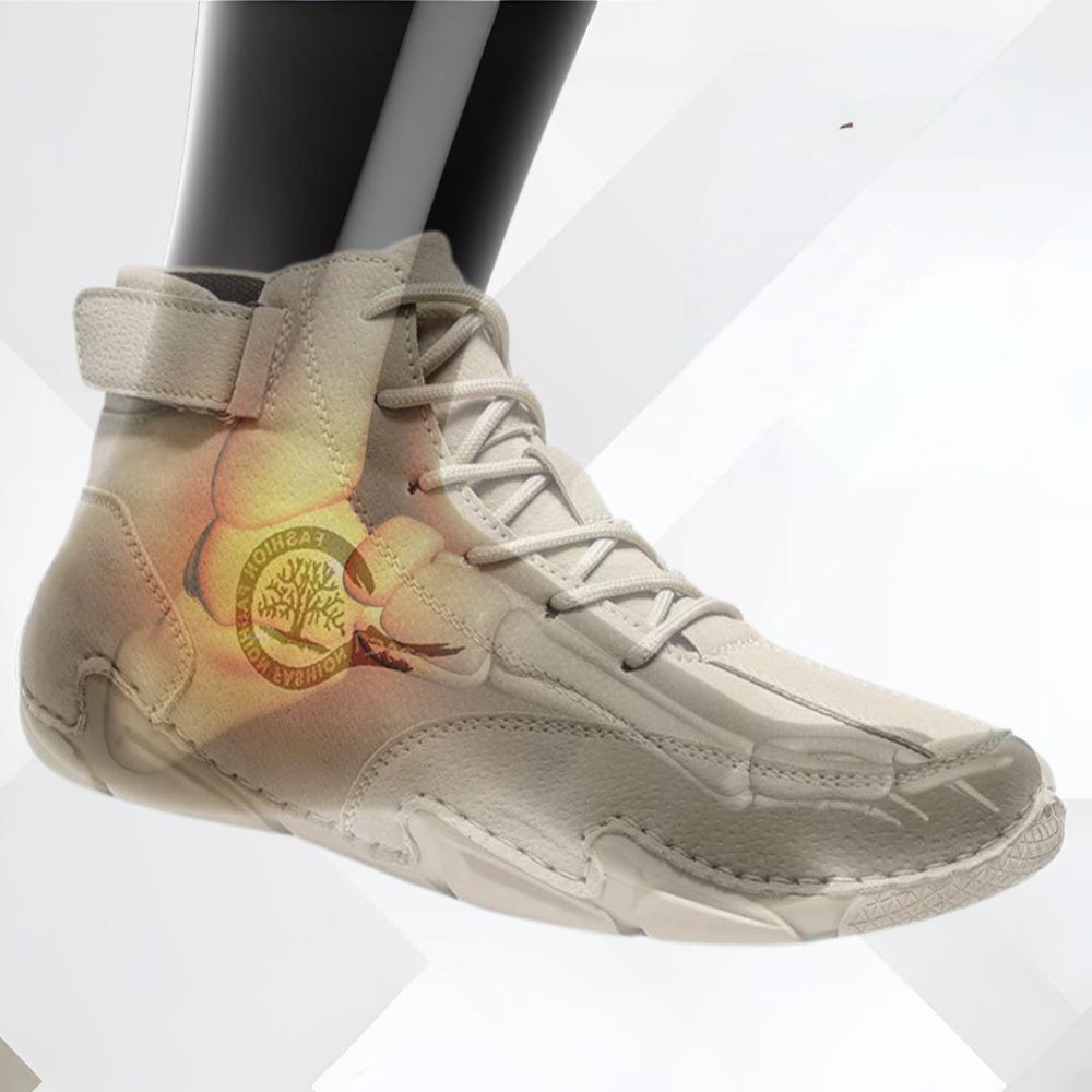 Heren Warme Winterschoenen – Gevoerd Veterlaarzen