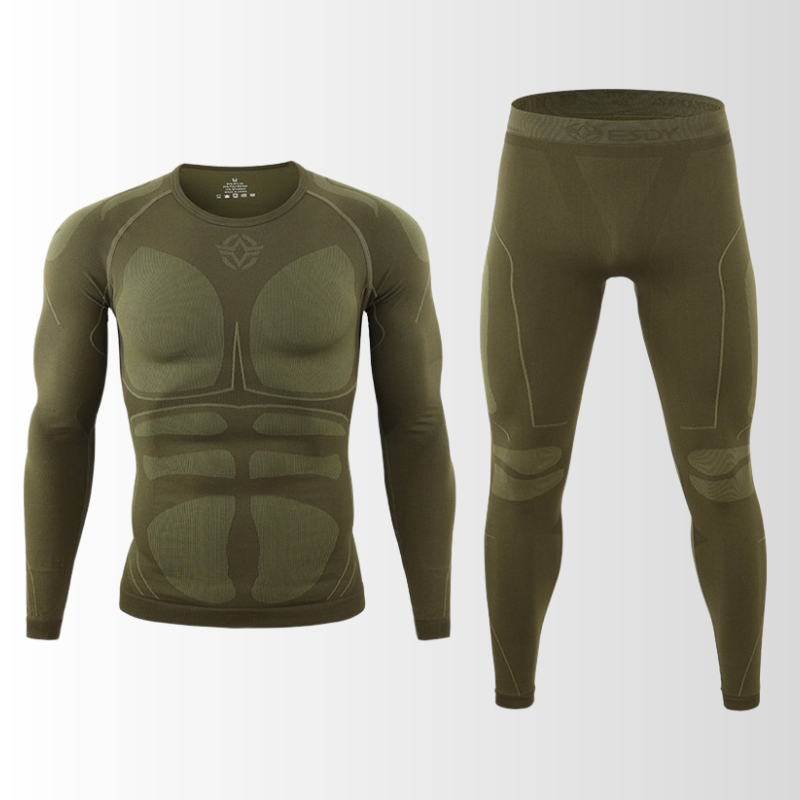 Heren Thermische Compressie Sportset | Ademend Sneldrogend