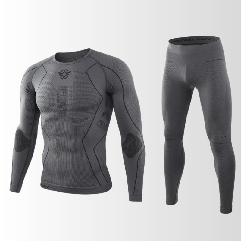 Heren Thermische Compressie Sportset | Ademend Sneldrogend