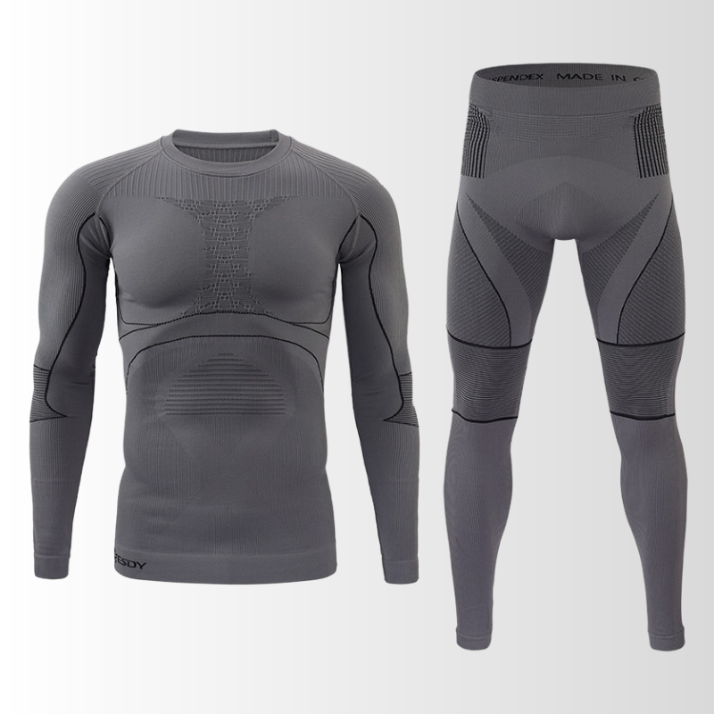 Heren Thermische Compressie Sportset | Ademend Sneldrogend