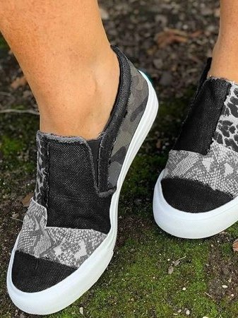 Dames Comfortabele Sneakers | Trendy Patchwork