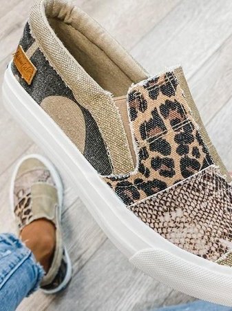 Dames Comfortabele Sneakers | Trendy Patchwork