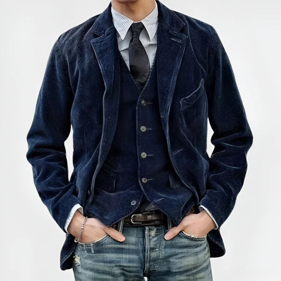 Heren Winter Colbert | Lang, Cord