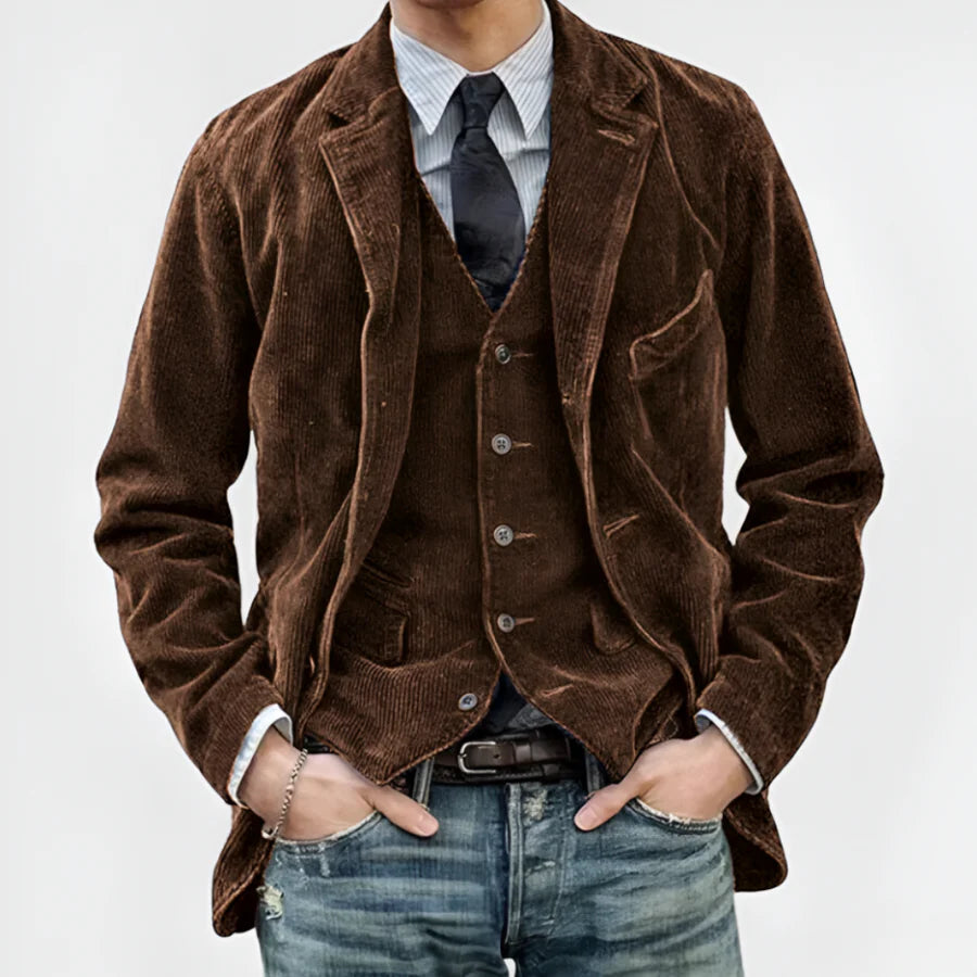 Heren Winter Colbert | Lang, Cord