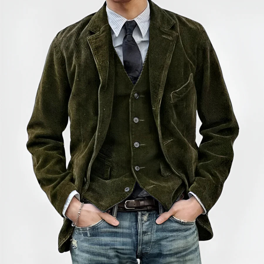 Heren Winter Colbert | Lang, Cord