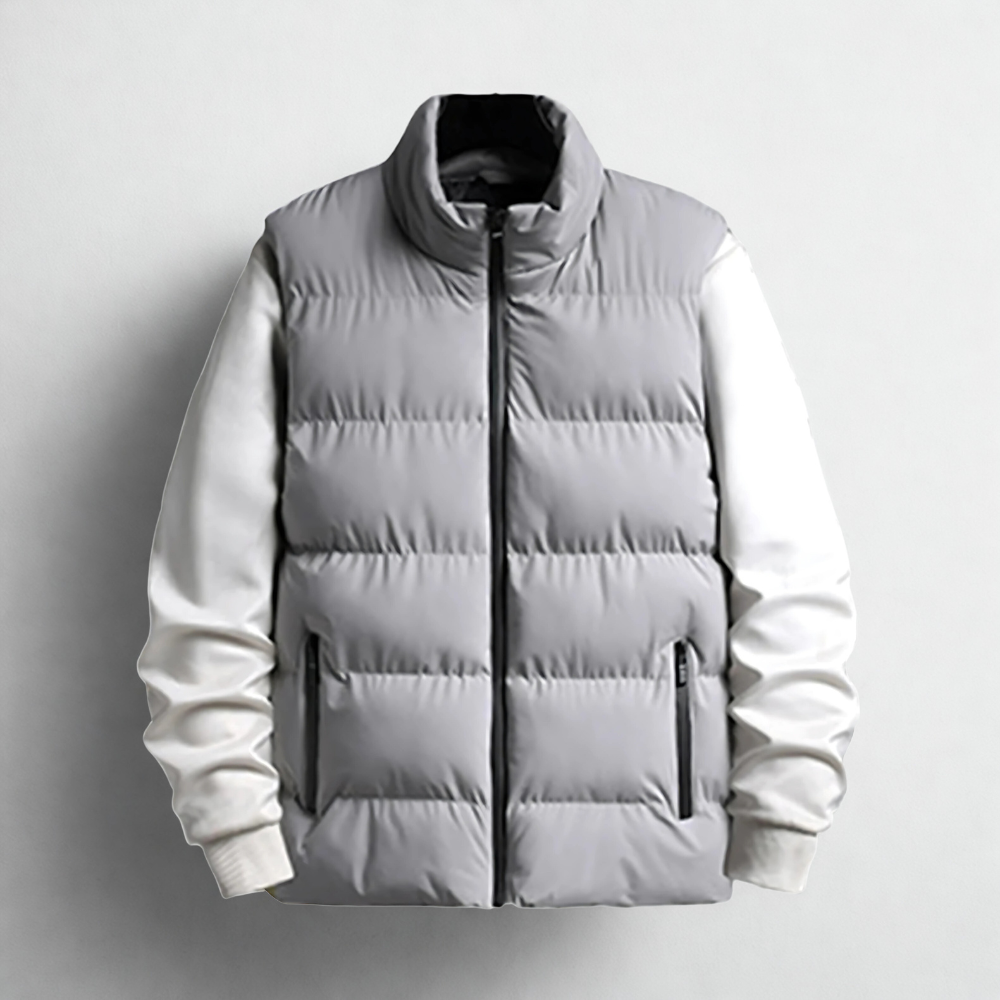 Gilet Invernale Imbottito Uomo | Nero, Chiusura Lampo