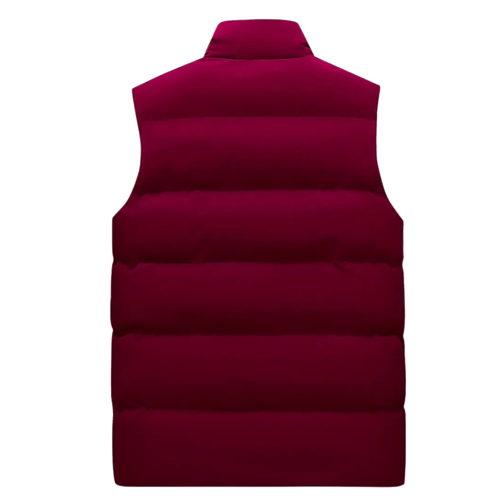 Gilet Invernale Imbottito Uomo | Nero, Chiusura Lampo